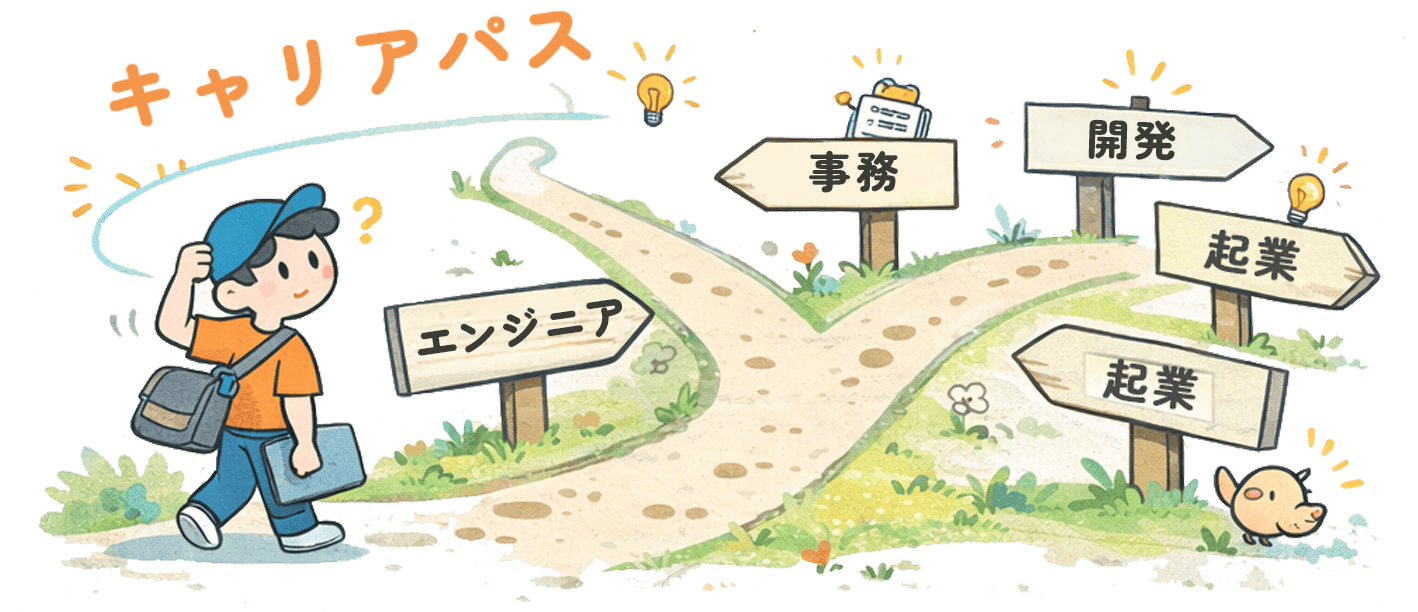 キャリアパスイラスト